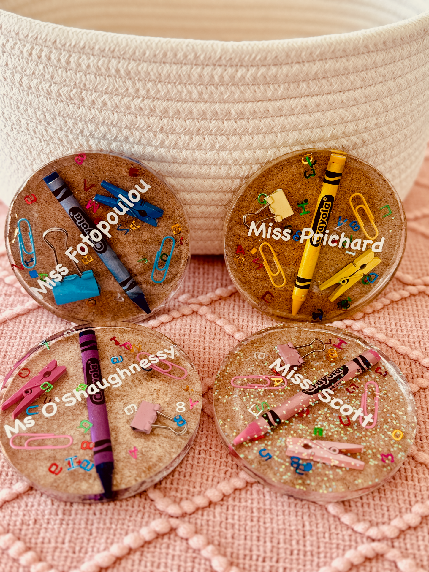 Personalised Teacher Coasters