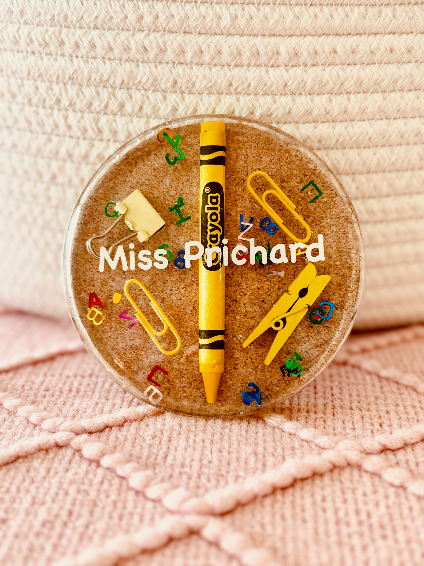 Personalised Teacher Coasters