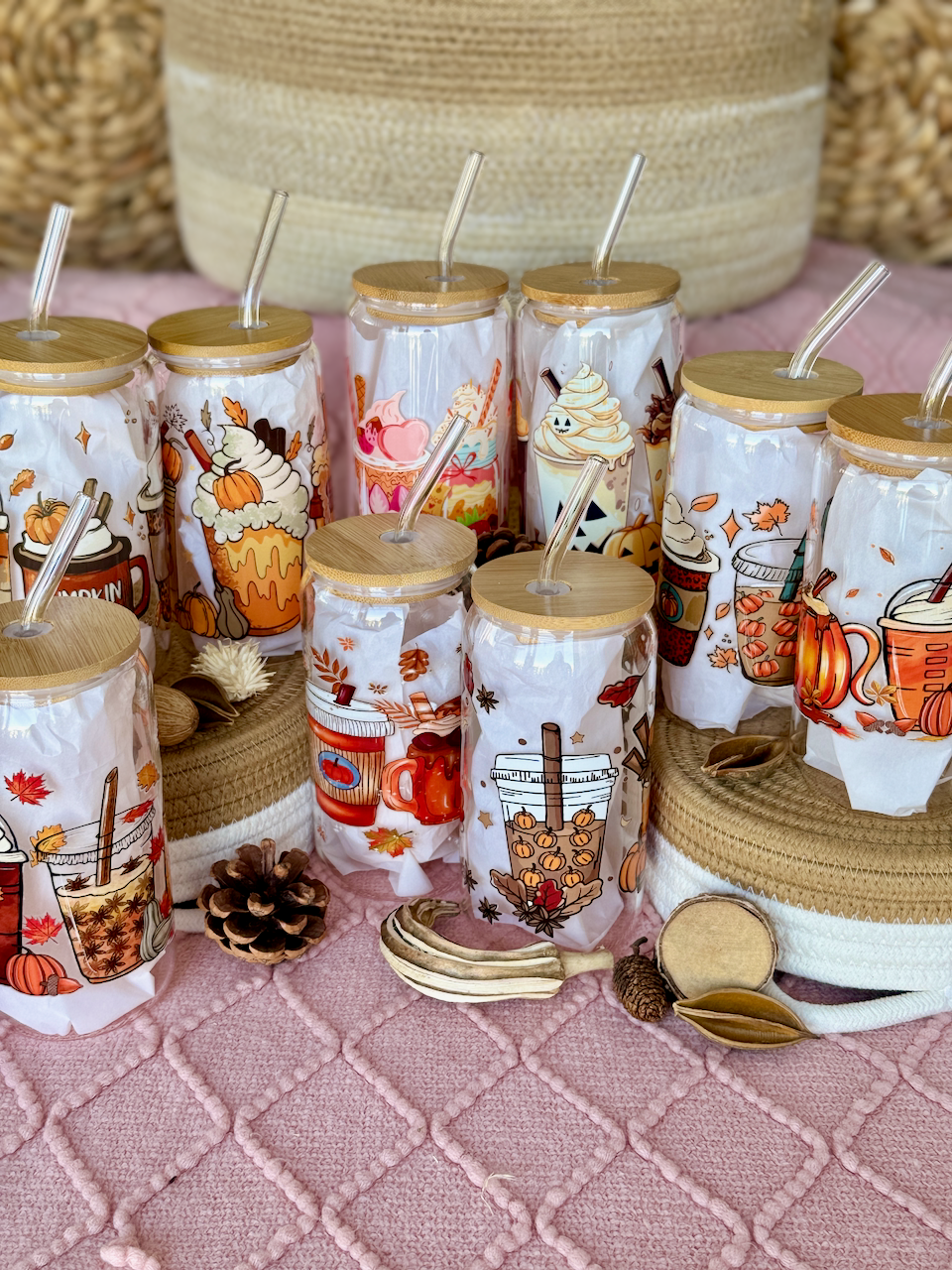 Can-Shaped Glass Cups