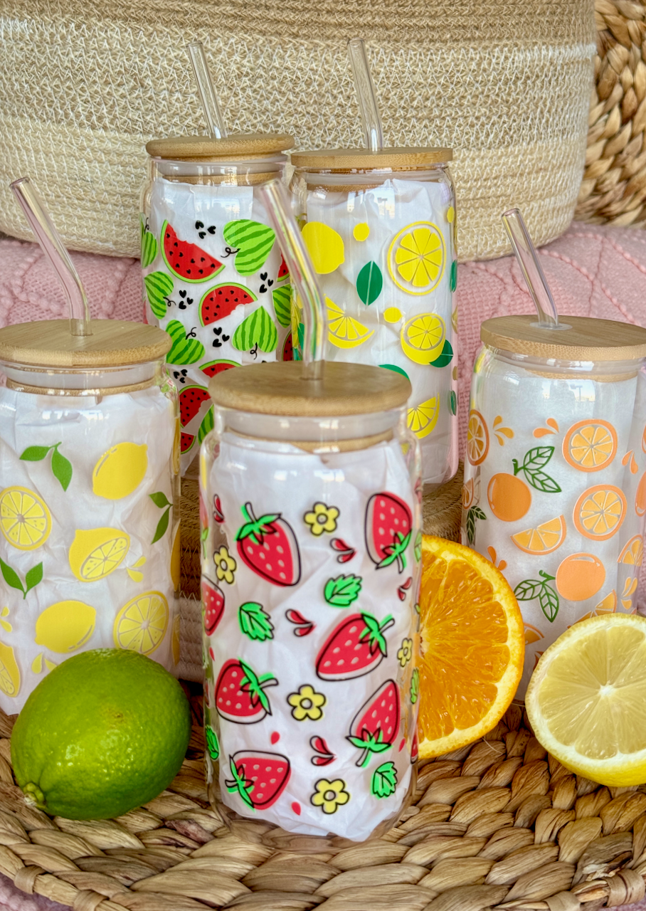 Can-Shaped Glass Cups