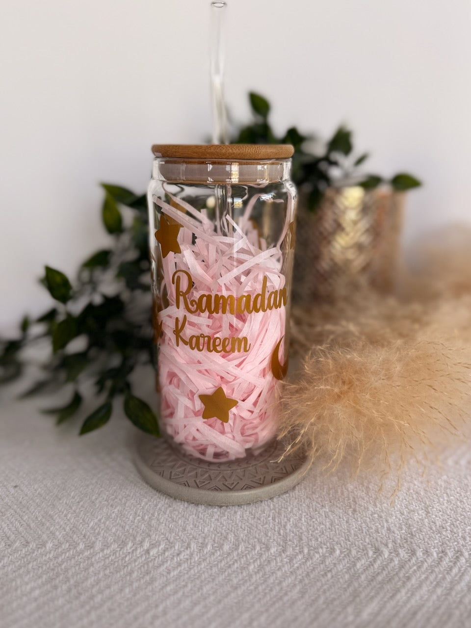 Personalised Ramadan Glass Cup