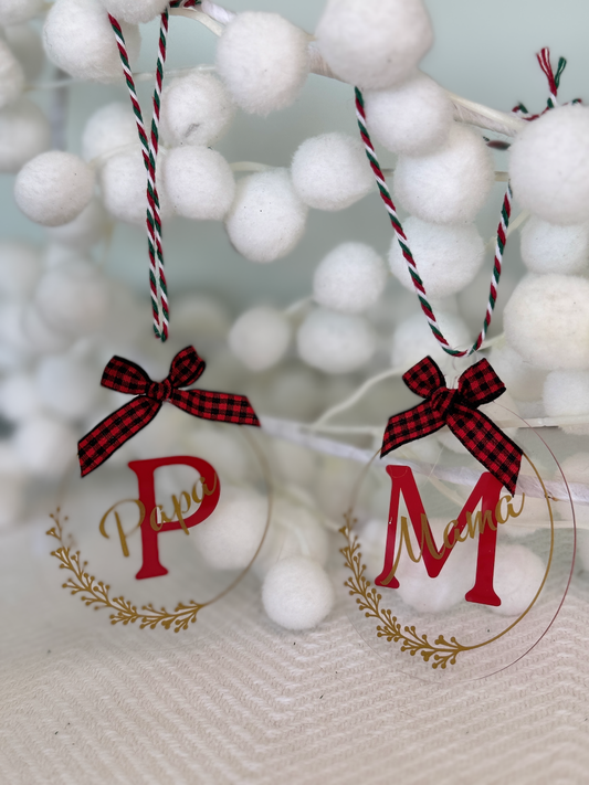 Personalised Christmas Hanging Ornaments